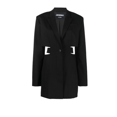 JACQUEMUS BARI CUT-OUT BLAZER DRESS,221DR016107518893063