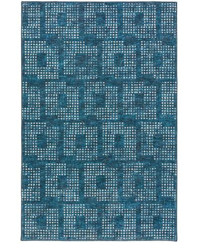 D Style Delano Da1 5' X 7'6" Area Rug In Navy