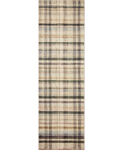 Chris Loves Julia Humphrey Hum-02 2'3" X 7'6" Runner Area Rug In Ivory