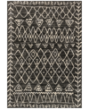 Spring Valley Home Closeout! Loloi Emory Eb-09 Black/ivory 3'10" X 5'7" Area Rug