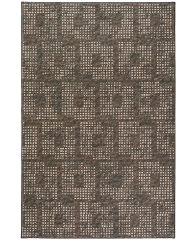 D Style Array Ary-1 3' X 5' Area Rug In Chocolate