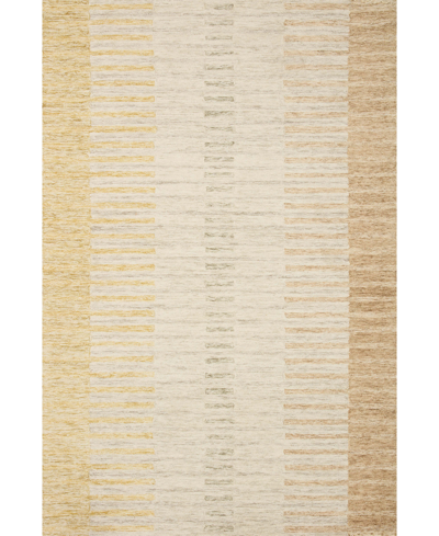 Chris Loves Julia Chris Chr-01 2'3" X 3'9" Area Rug In Yellow