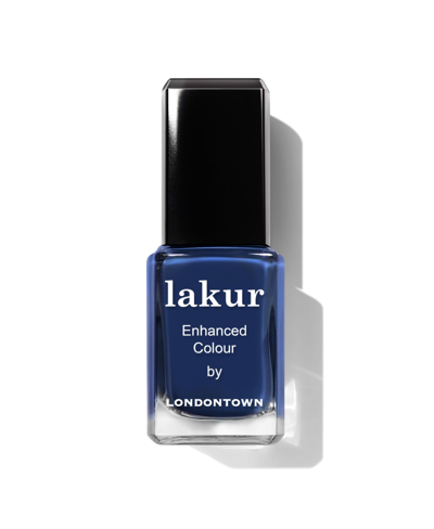 Londontown Lakur Enhanced Color Nail Polish, 0.4 Oz. In Under The Stars (medium Blue)