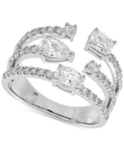 Grown With Love Lab Grown Diamond Multi-cut Multirow Ring (1-1/2 Ct. T.w.) In 14k White Gold