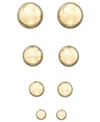 MACY'S 14K YELLOW GOLD BALL STUD EARRINGS 4 10MM