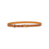 Loewe L Buckle Leather Belt In Tan