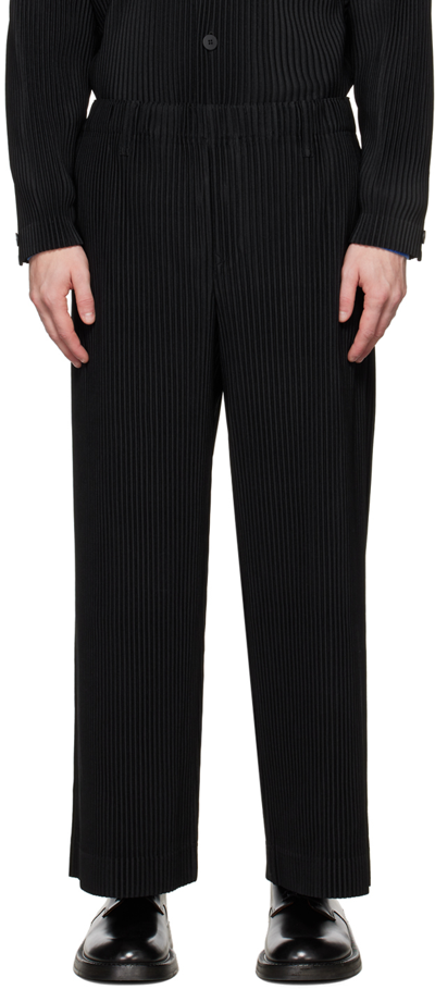 Issey Miyake Black Tailored Pleats 2 Trousers