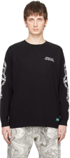 AFIELD OUT BLACK CHAIN LONG SLEEVE T-SHIRT