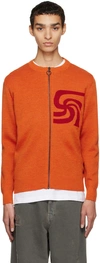 SOULLAND ORANGE ARMOR LUX EDITION CARDIGAN