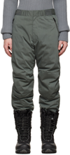 Snow Peak Green Fire-resistant Down Trousers In Forestgreen