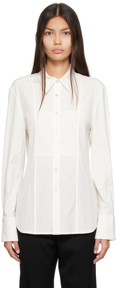 Wooyoungmi White Slim Shirt In White 830w