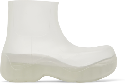 Bottega Veneta Puddle Glass Boots In White