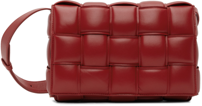 Bottega Veneta Red Small Padded Cassette Bag In 6390 Apple Candy