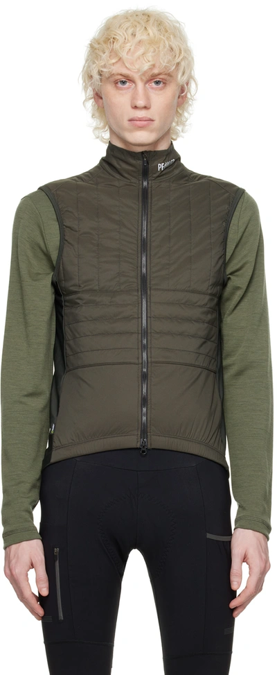 Pedaled Gray Odyssey Cycling Insulated Vest In 20pe Grey Ink
