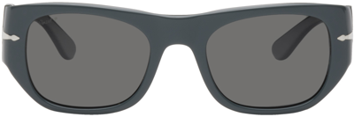 Persol Gray Po3308s Sunglasses In Black