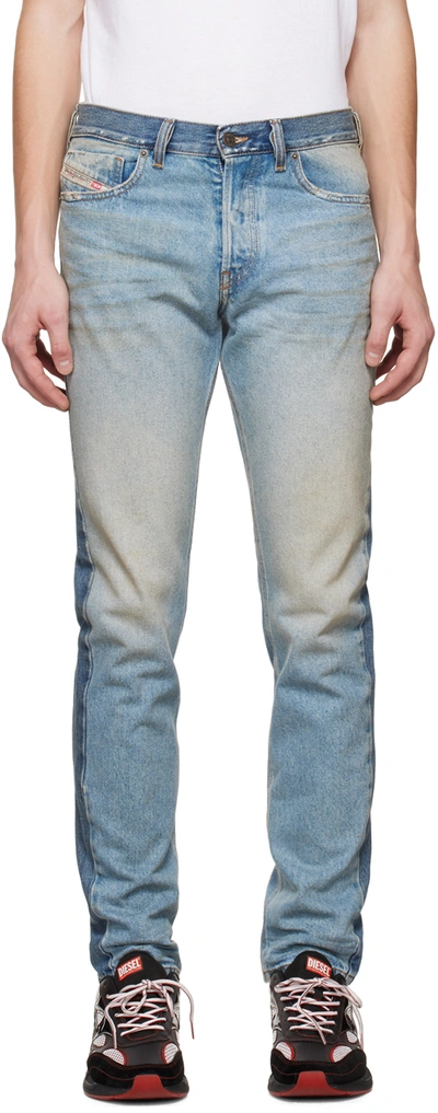 Diesel 1995 Mid-rise Straight Jeans In Blue