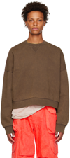 Entire Studios Men's Box Sweatshirt In Brunette