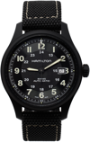 Hamilton Khaki Field Titanium Auto Total Black-green Luminova 42mm Watches In Black / Black