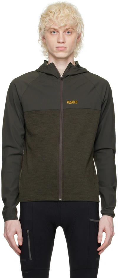 Pedaled Khaki Jary Sweatshirt In 20pe Grey Ink