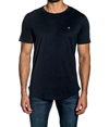 Jared Lang Men's Star Embroidery Peruvian Cotton T-shirt In Navy Blue