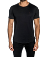 Jared Lang Men's Tee With Star Embroidery In Black