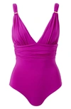 Melissa Odabash Panarea One-piece Swimsuit In Viola