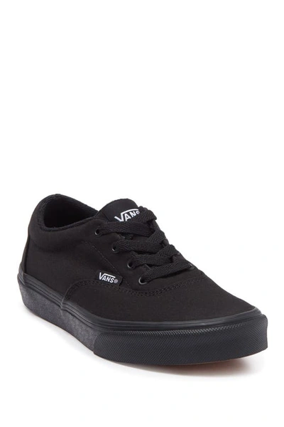 Vans Kids' Doheny Sneaker In Canvas Black/black
