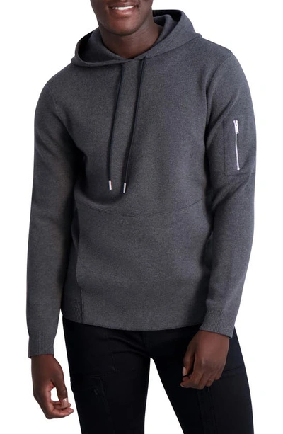Karl Lagerfeld Pullover Hoodie In Grey