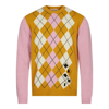 Marni Logo Round Neck Sweater In Beige