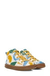 Camper Kids' Twins Sneaker In Blue/ Yellow/ Green