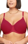 Montelle Intimates Spacer Underwire Bra In Raspberry