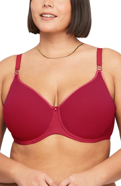Montelle Intimates Spacer Underwire Bra In Raspberry