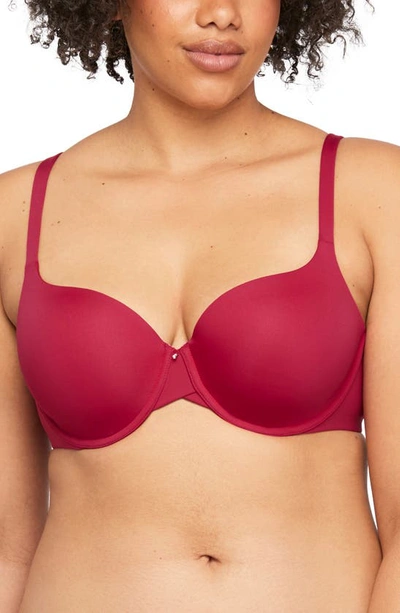 Montelle Intimates Pure Demi T-shirt Bra In Raspberry