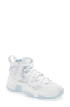Nike Jumpman Two Trey Basketball Shoe In White/ Ice Blue