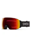 Smith I/o Mag™ 154mm Snow Goggles In Black / Chromapop Red Mirror