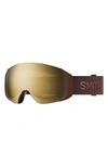 Smith 4d Mag™ 154mm Snow Goggles In Sepia Luxe / Black Gold Mirror