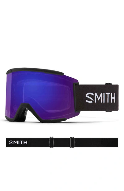 Smith Squad Mag™ 186mm Snow Goggles In Black / Chromapop Violet