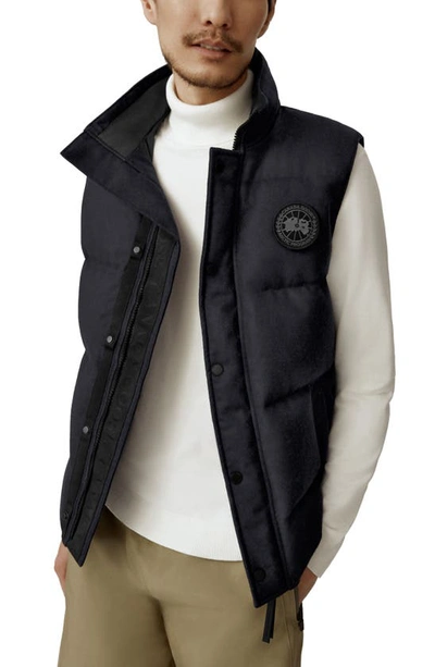 Canada Goose Garson Padded Regular-fit Shell-down Gilet In Blu