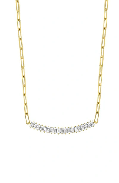 Bony Levy Varda Luxe Baguette Diamond Pendant Necklace In 18k Yellow Gold