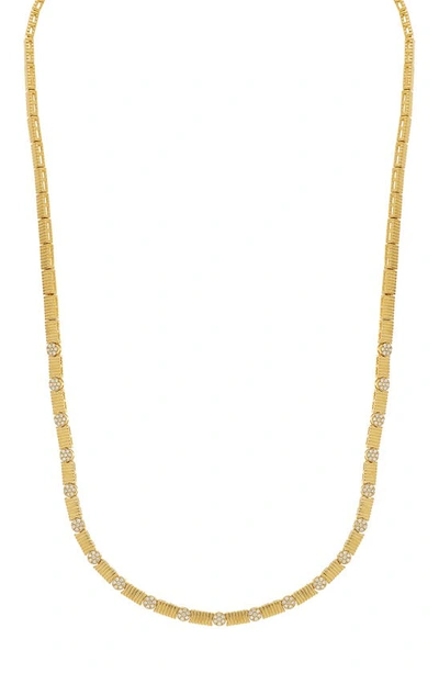 Bony Levy Cleo Diamond Cluster Station Necklace In 18k Yellow Gold