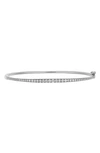 Bony Levy Graduated Diamond Bangle In 18k White Gold