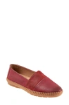Trotters Ruby Faux Shearling Lined Loafer In Red