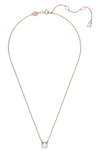 Swarovski Constella Crystal Pendant Necklace In Rose Gold