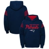 OUTERSTUFF YOUTH NAVY NEW ENGLAND PATRIOTS THE CHAMP IS HERE PULLOVER HOODIE
