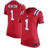 NIKE NIKE CAM NEWTON RED NEW ENGLAND PATRIOTS ALTERNATE GAME JERSEY
