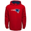 OUTERSTUFF YOUTH RED NEW ENGLAND PATRIOTS FAN GEAR PRIME PULLOVER HOODIE