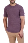 Goodlife Overdyed Triblend Scallop Crew T-shirt In Mauve