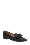Linea Paolo Glitter Loafer In Black