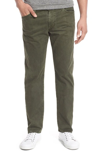 Ag Graduate Sud Straight Leg Pants In Sulfur Sea Grass