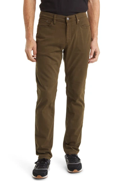 Duer No Sweat Slim Fit Stretch Trousers In Army Green